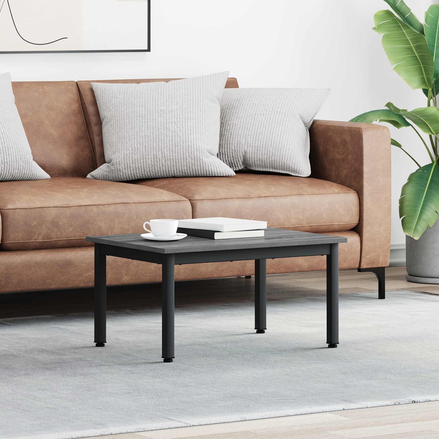 vidaXL Couchtisch Graues Sonoma 70 x 50 x 36 cm Holzwerkstoff