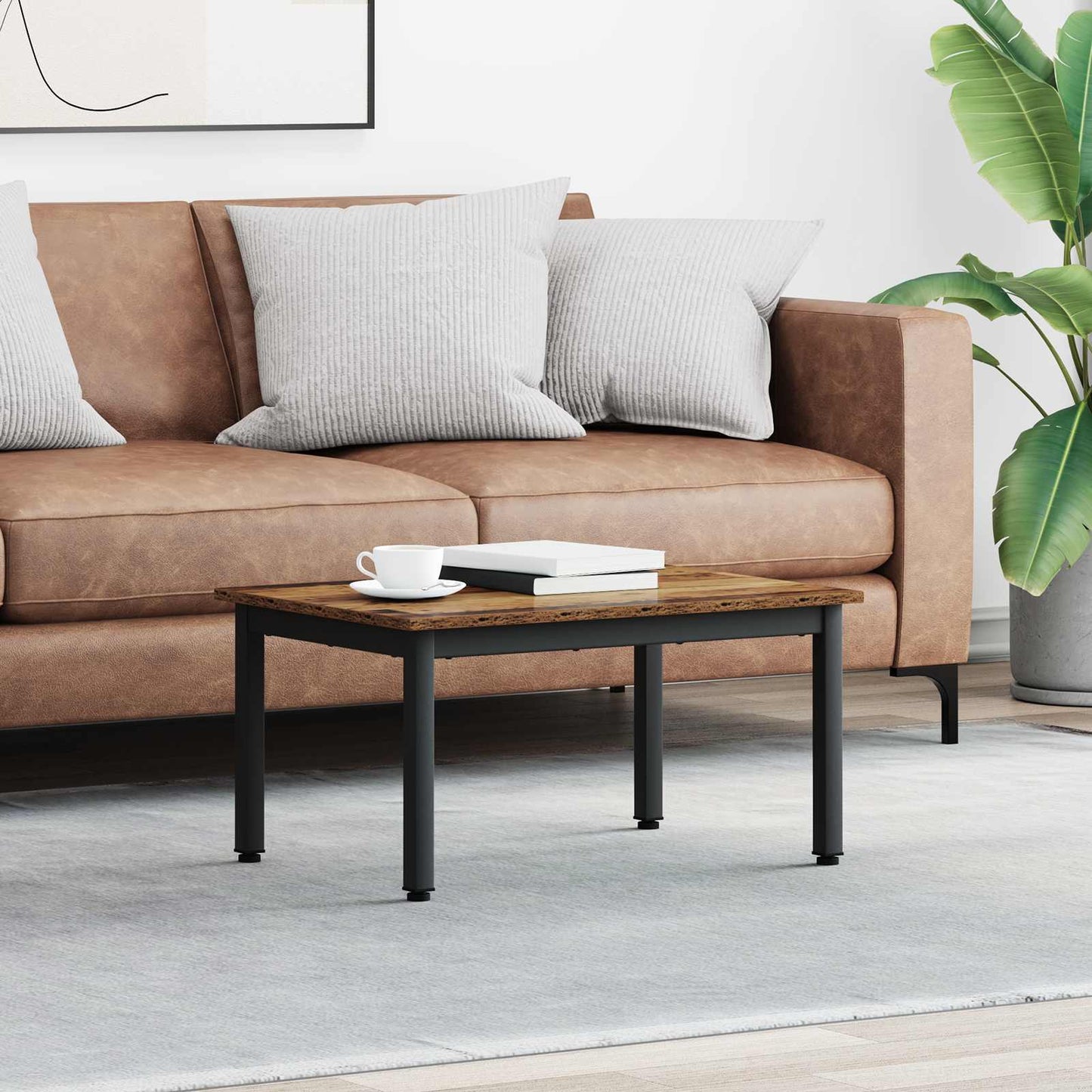 vidaXL Couchtisch Altholz 70 x 50 x 36 cm Holzwerkstoff