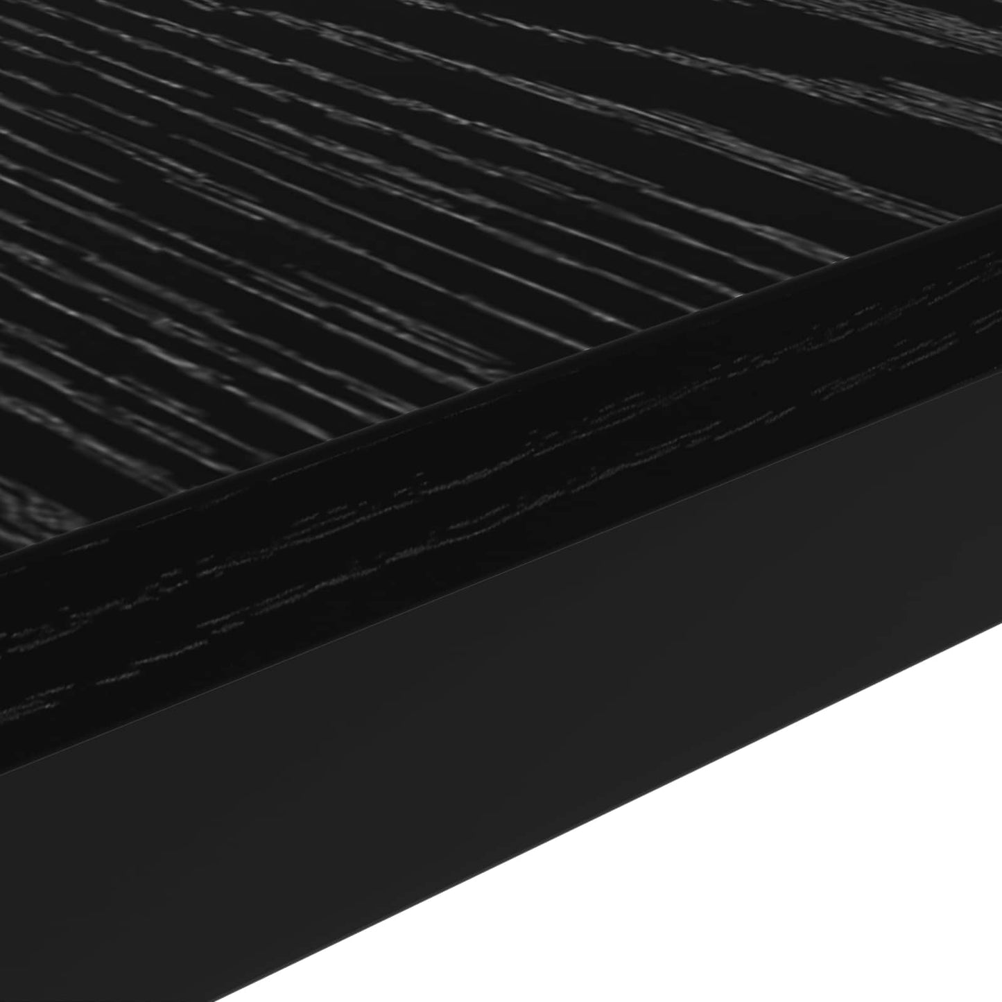 vidaXL Couchtisch Schwarz Eichen-Optik 100 x 50 x 45 cm Holzwerkstoff
