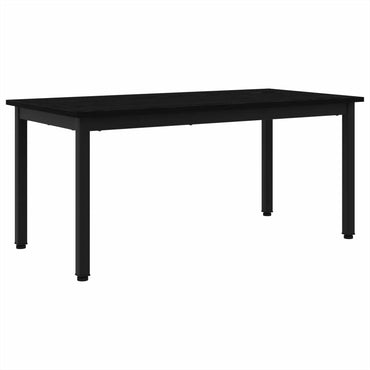 vidaXL Couchtisch Schwarz Eichen-Optik 100 x 50 x 45 cm Holzwerkstoff