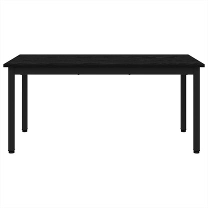 vidaXL Couchtisch Schwarz Eichen-Optik 100 x 50 x 45 cm Holzwerkstoff
