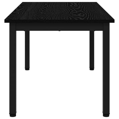 vidaXL Couchtisch Schwarz Eichen-Optik 100 x 50 x 45 cm Holzwerkstoff