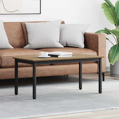 vidaXL Couchtisch Kunsthandwerk Eiche 100 x 50 x 45 cm Holzwerkstoff