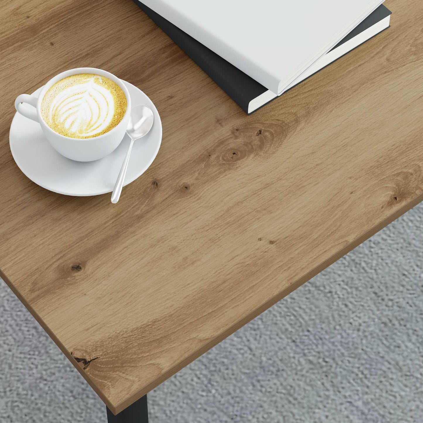 vidaXL Couchtisch Kunsthandwerk Eiche 100 x 50 x 45 cm Holzwerkstoff
