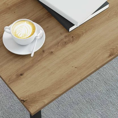 vidaXL Couchtisch Kunsthandwerk Eiche 100 x 50 x 45 cm Holzwerkstoff