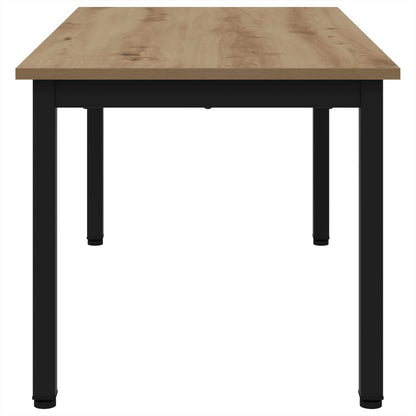vidaXL Couchtisch Kunsthandwerk Eiche 100 x 50 x 45 cm Holzwerkstoff