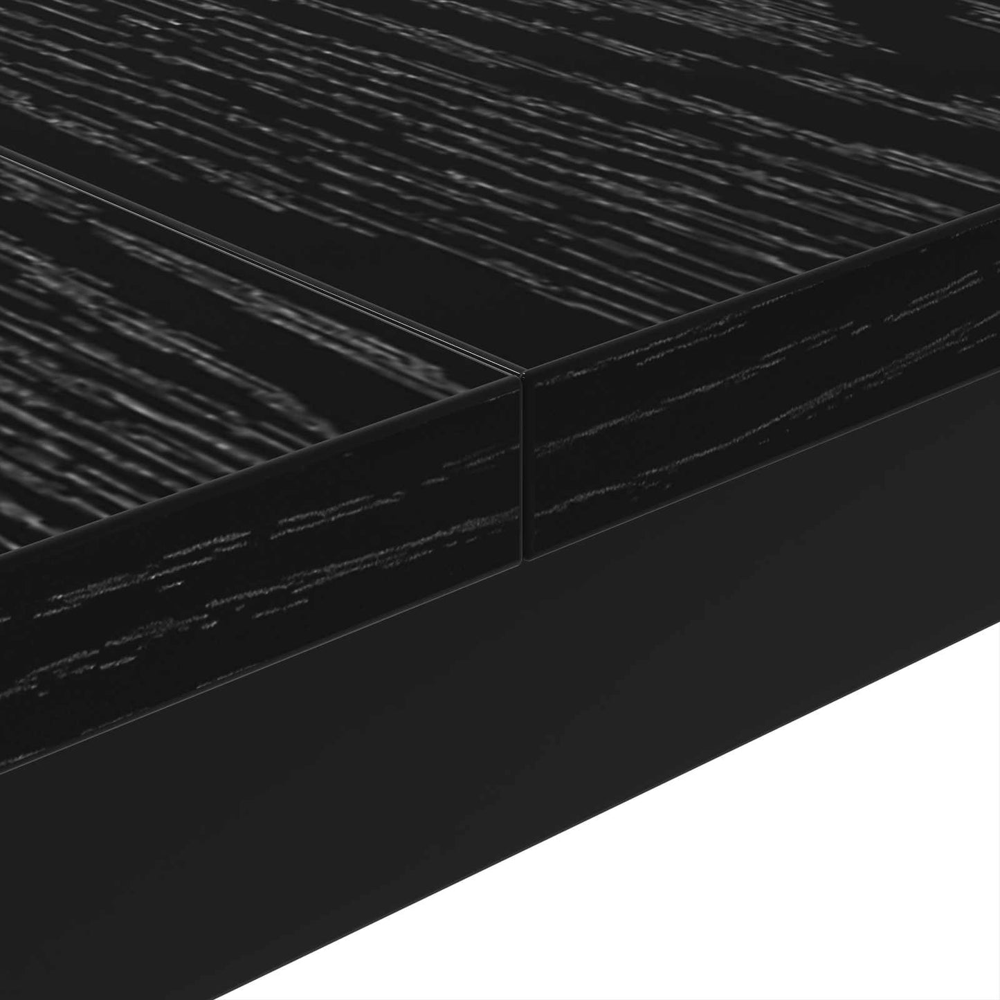 Couchtisch Schwarz Eichen-Optik 80 x 80 x 45 cm Holzwerkstoff