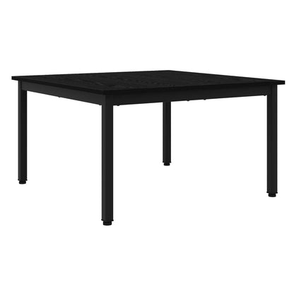 Couchtisch Schwarz Eichen-Optik 80 x 80 x 45 cm Holzwerkstoff