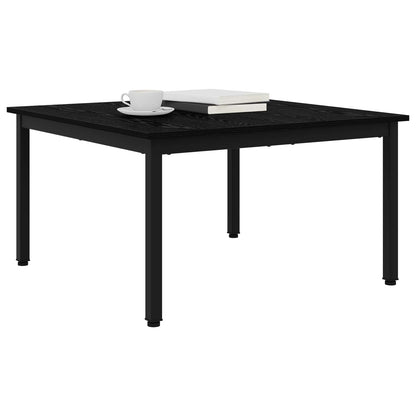 Couchtisch Schwarz Eichen-Optik 80 x 80 x 45 cm Holzwerkstoff