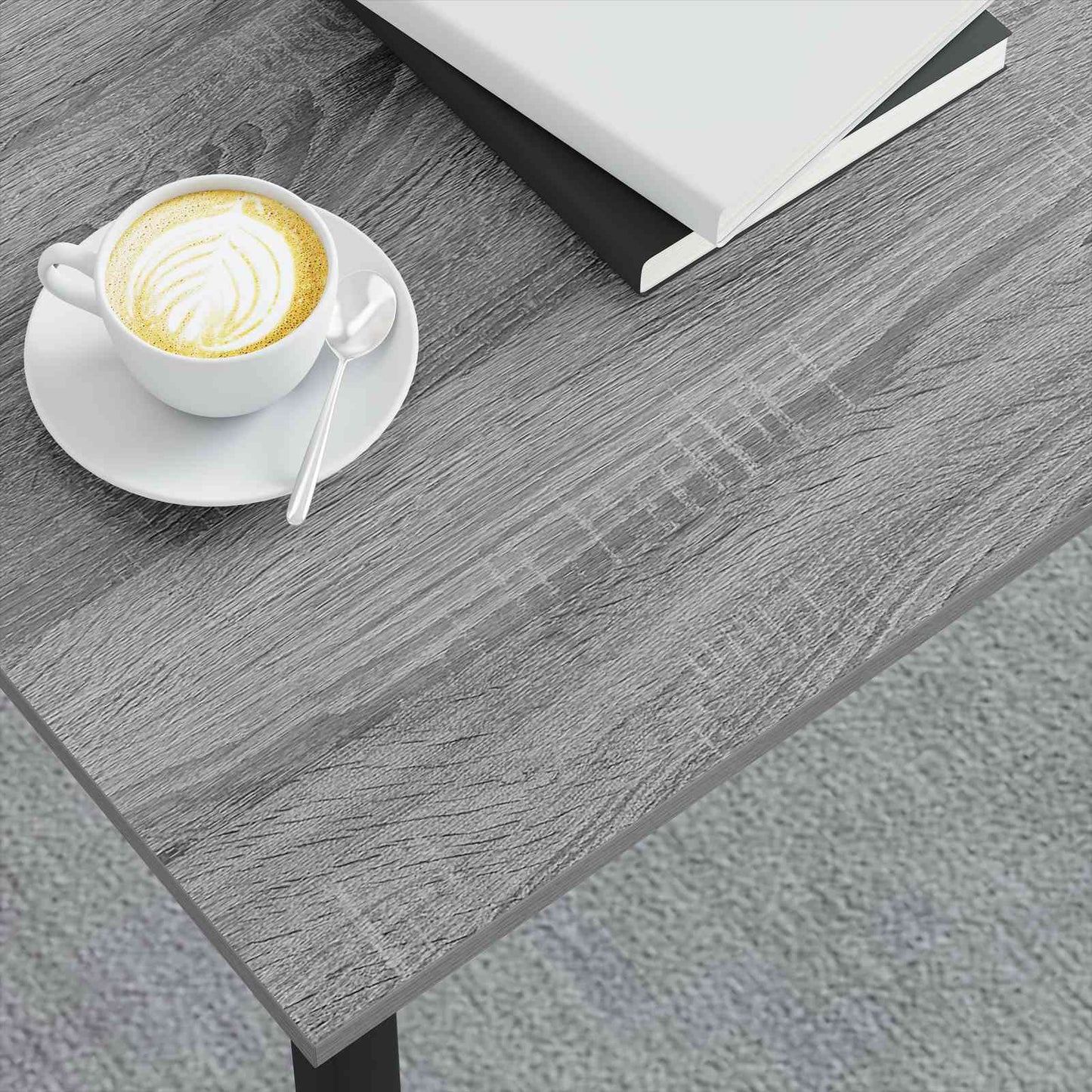 vidaXL Couchtisch Graues Sonoma 80 x 80 x 45 cm Holzwerkstoff