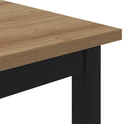vidaXL Couchtisch Kunsthandwerk Eiche 80 x 80 x 45 cm Holzwerkstoff