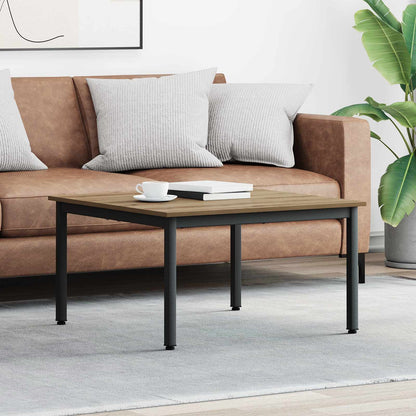 vidaXL Couchtisch Kunsthandwerk Eiche 80 x 80 x 45 cm Holzwerkstoff