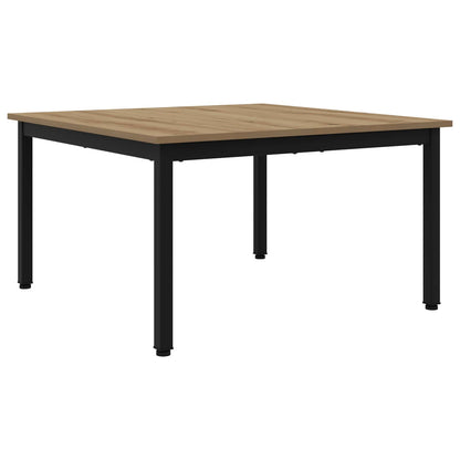 vidaXL Couchtisch Kunsthandwerk Eiche 80 x 80 x 45 cm Holzwerkstoff