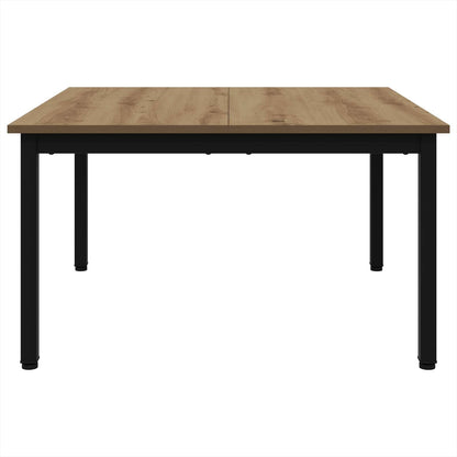 vidaXL Couchtisch Kunsthandwerk Eiche 80 x 80 x 45 cm Holzwerkstoff