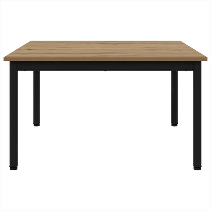vidaXL Couchtisch Kunsthandwerk Eiche 80 x 80 x 45 cm Holzwerkstoff
