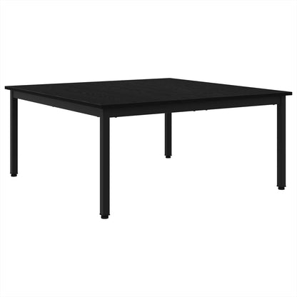 Couchtisch Schwarz Eichen-Optik 100 x 100 x 45 cm Holzwerkstoff