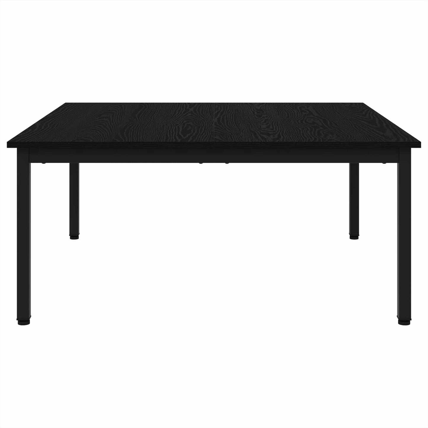 Couchtisch Schwarz Eichen-Optik 100 x 100 x 45 cm Holzwerkstoff