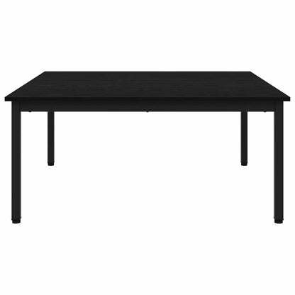 Couchtisch Schwarz Eichen-Optik 100 x 100 x 45 cm Holzwerkstoff
