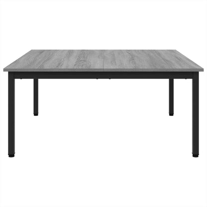 Couchtisch Graues Sonoma 100 x 100 x 45 cm Holzwerkstoff