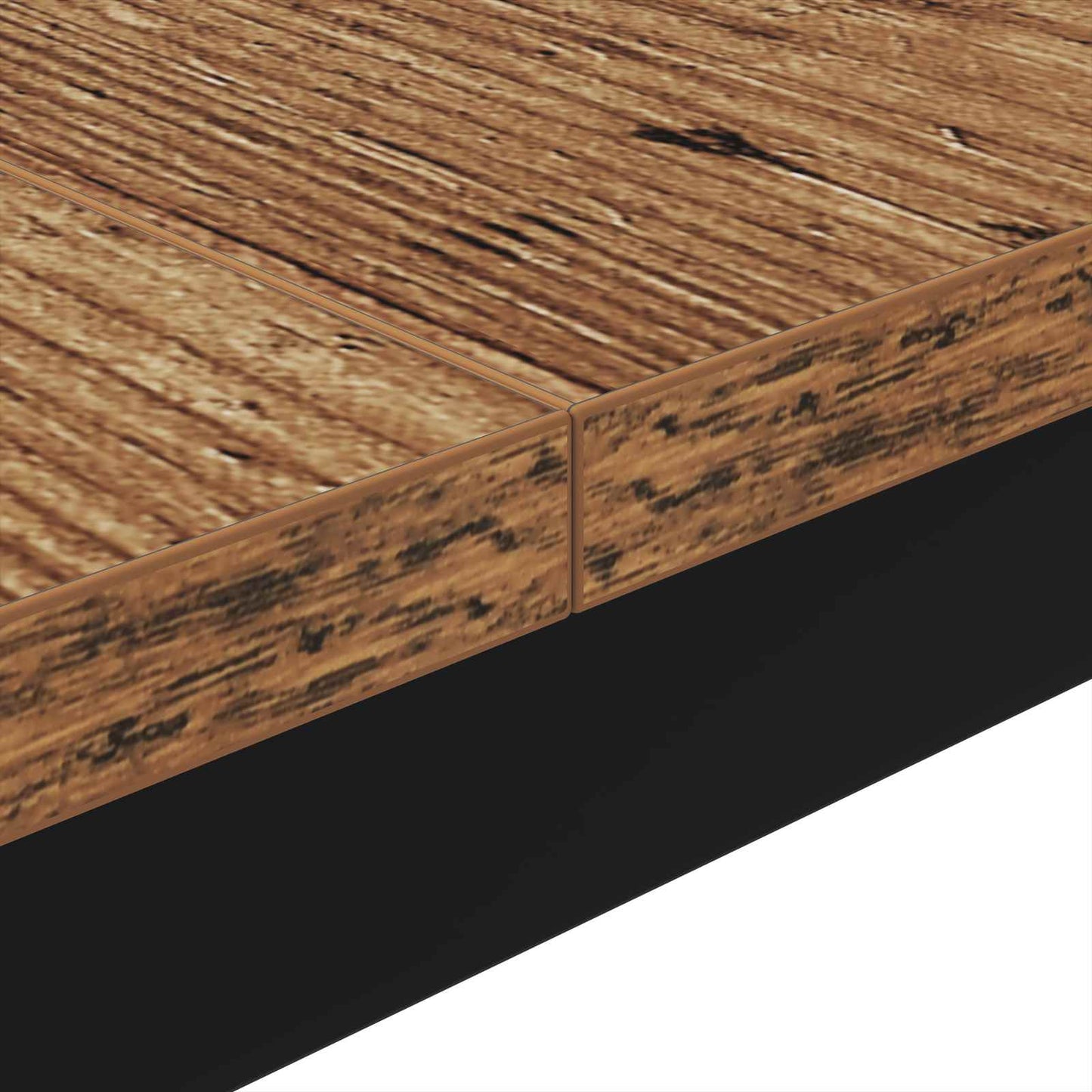 vidaXL Couchtisch Altholz 100 x 100 x 45 cm Holzwerkstoff