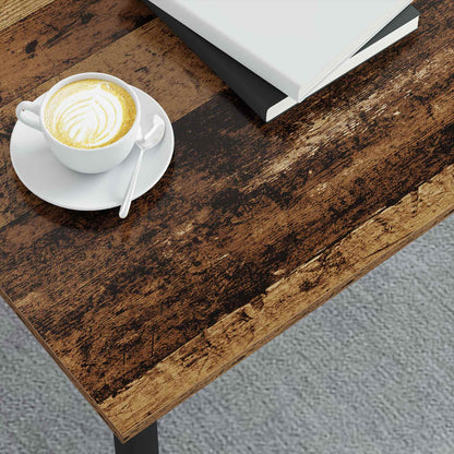 vidaXL Couchtisch Altholz 100 x 100 x 45 cm Holzwerkstoff