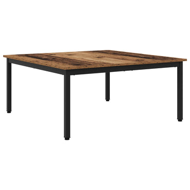 vidaXL Couchtisch Altholz 100 x 100 x 45 cm Holzwerkstoff