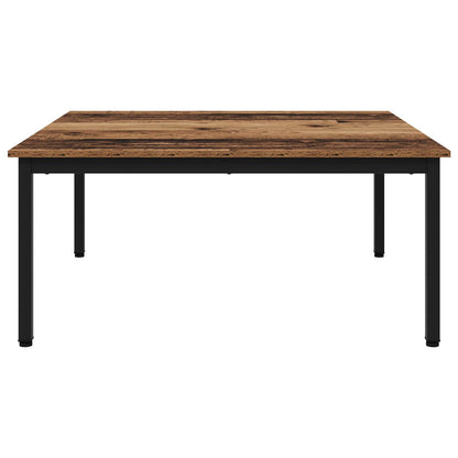 vidaXL Couchtisch Altholz 100 x 100 x 45 cm Holzwerkstoff