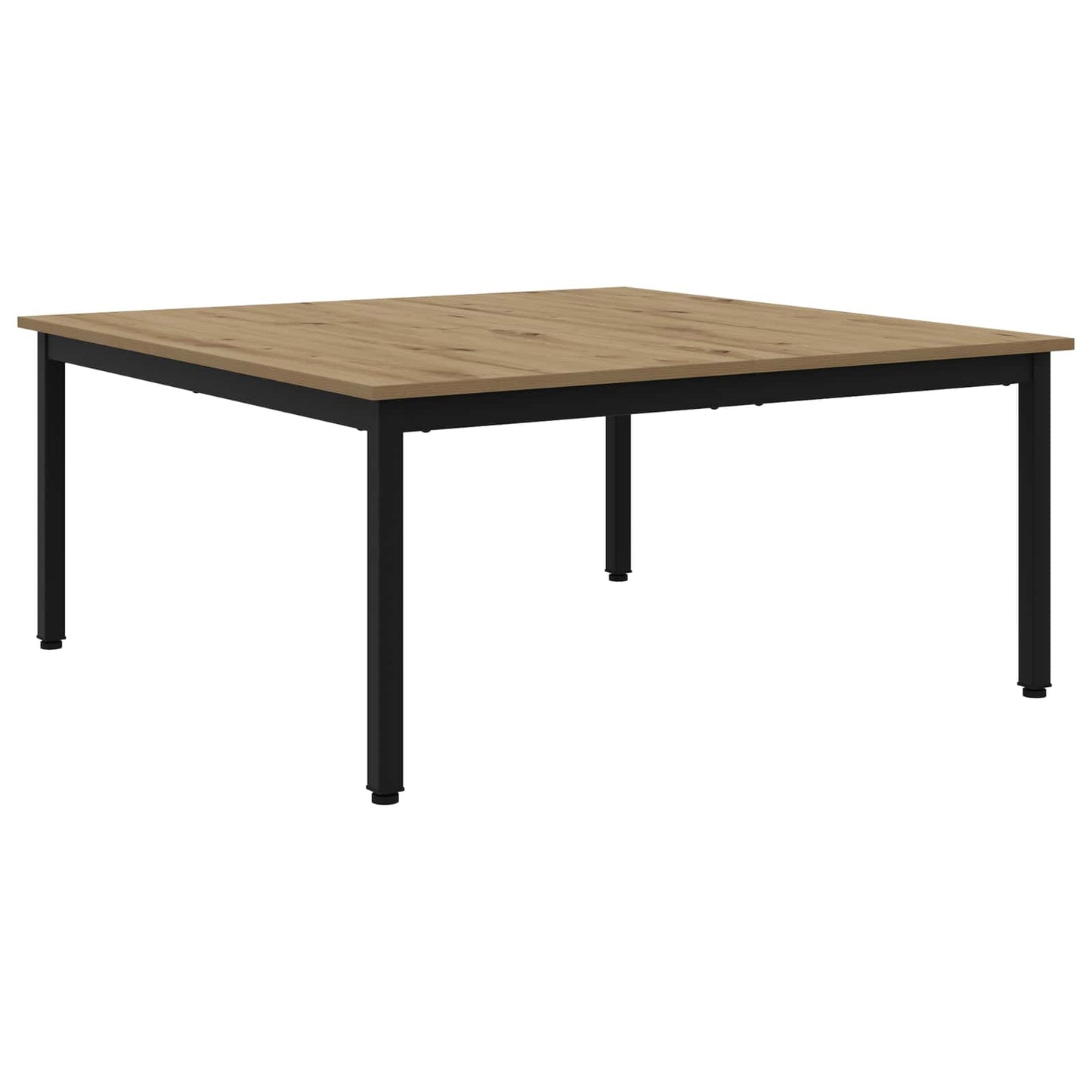 vidaXL Couchtisch Kunsthandwerk Eiche 100 x 100 x 45 cm Holzwerkstoff
