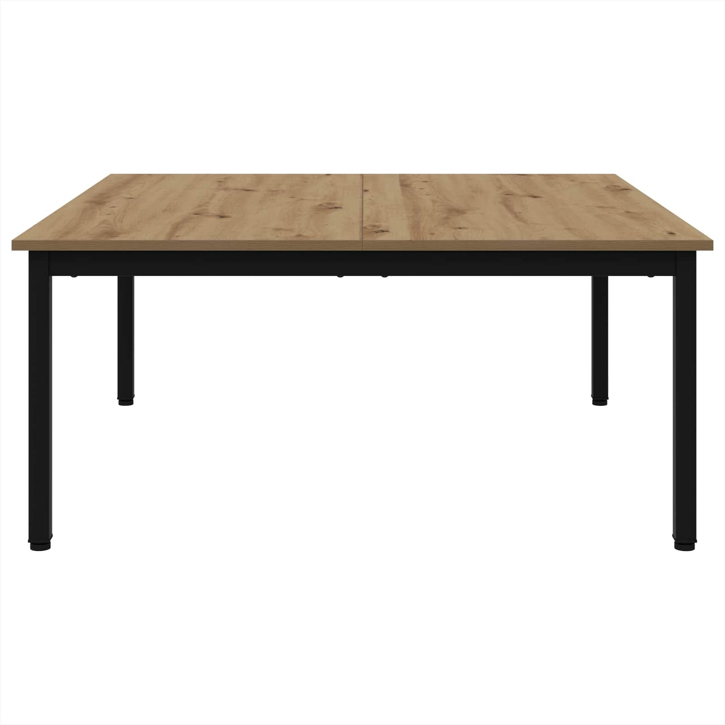 vidaXL Couchtisch Kunsthandwerk Eiche 100 x 100 x 45 cm Holzwerkstoff