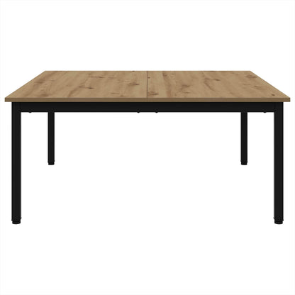 vidaXL Couchtisch Kunsthandwerk Eiche 100 x 100 x 45 cm Holzwerkstoff
