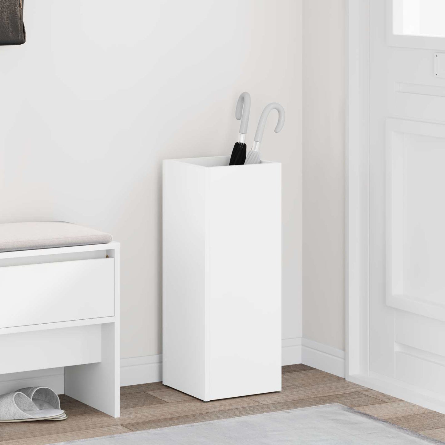 Sonnenschirmhalter Weiß 25 x 24,5 x 64 cm Holzwerkstoff