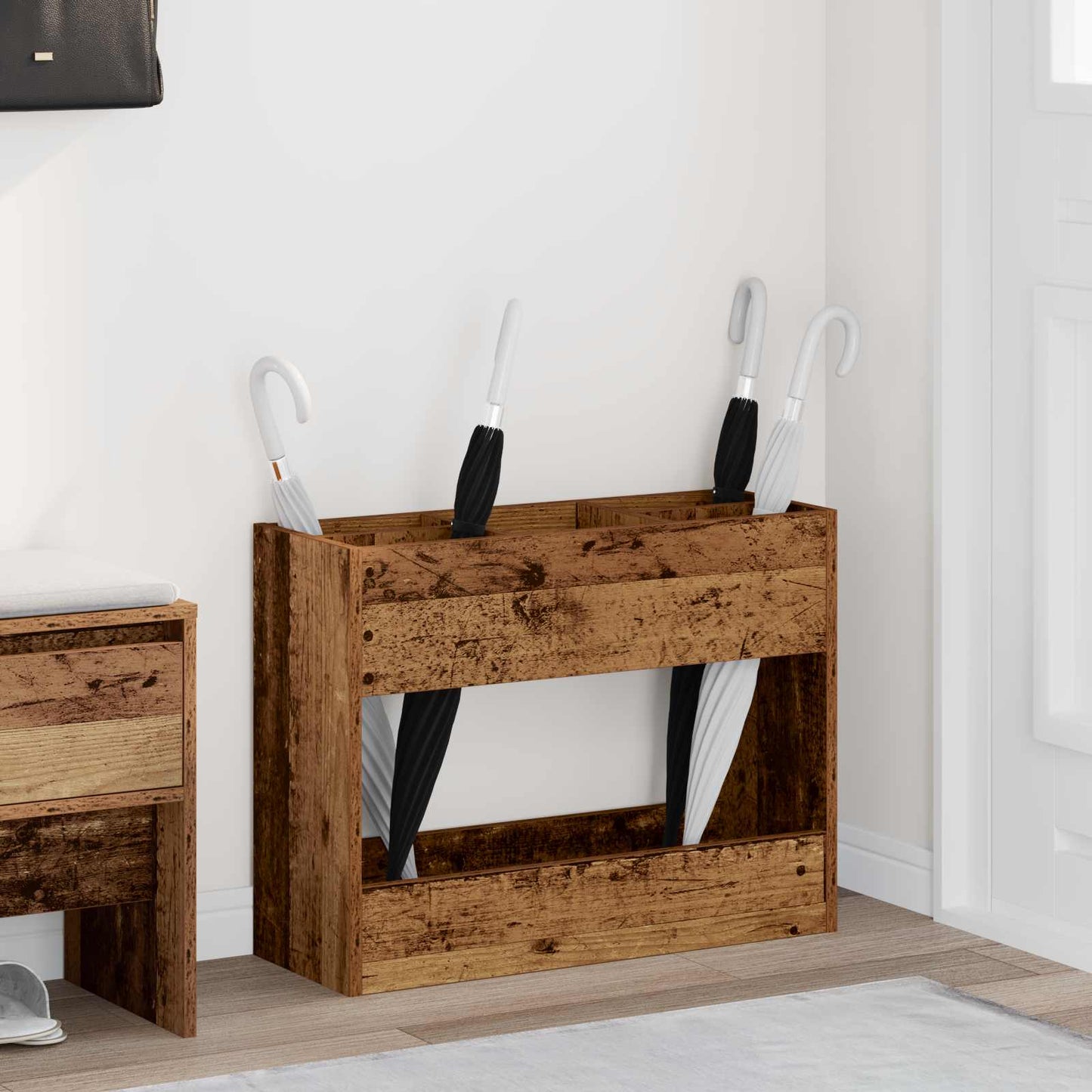 Sonnenschirmhalter Altholz 65 x 24 x 50 cm Holzwerkstoff