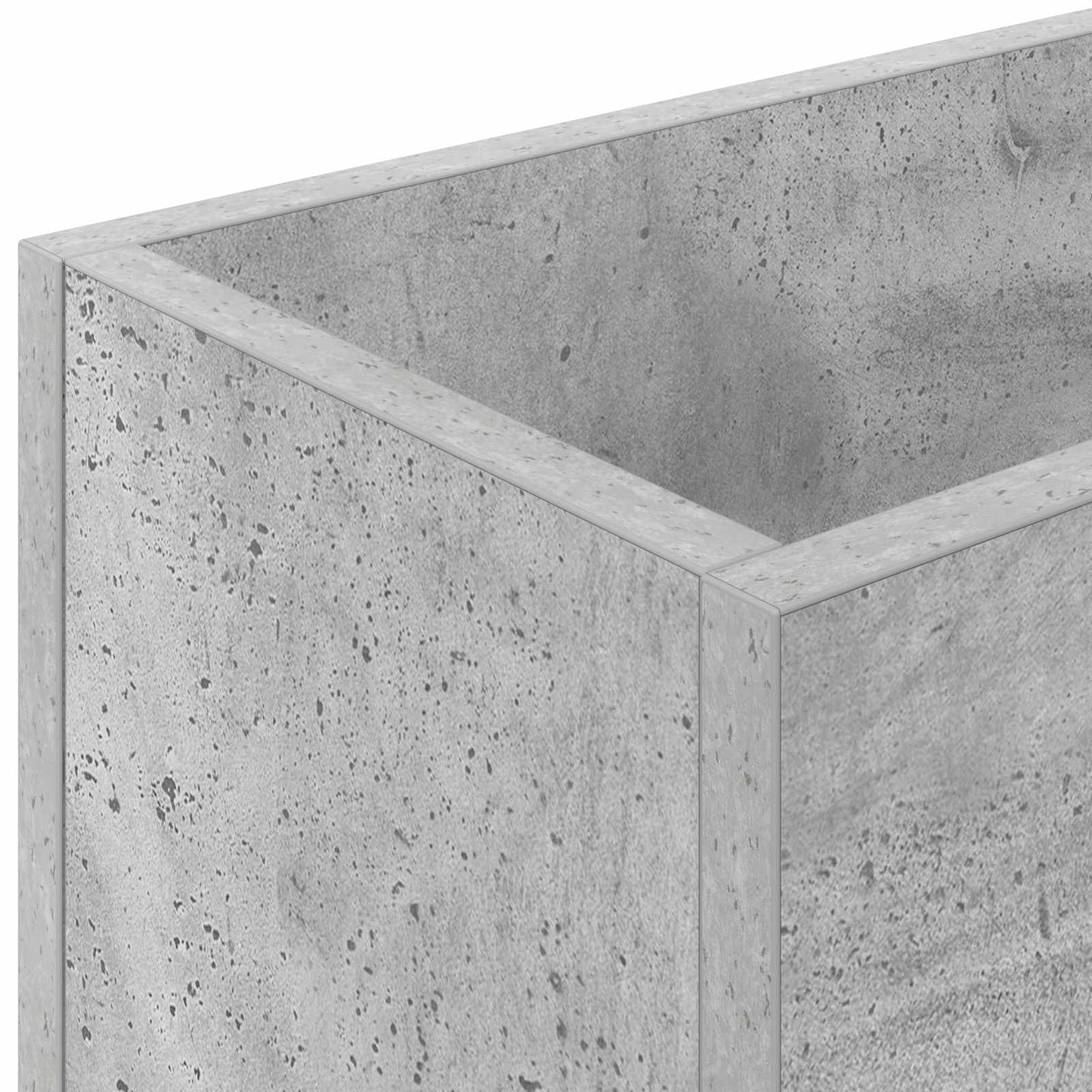 Sonnenschirmhalter Beton Grau 40 x 20 x 55,5 cm Holzwerkstoff