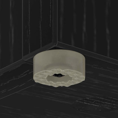 Sonnenschirmhalter Schwarz Eichen-Optik 20 x 20 x 55,5 cm