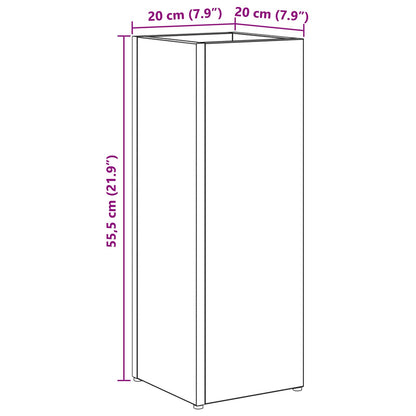 Sonnenschirmhalter mit Speicher Graues Sonoma 20 x 20 x 55,5 cm