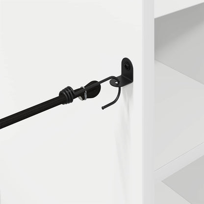 Golf Schrank Mit Rad Uni Weiß 65 x 45 x 98 cm