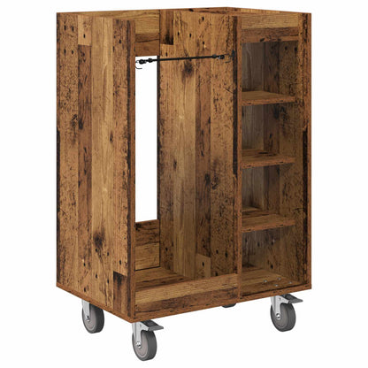 Golf Schrank Mit Rad Uni Altholz 65 x 45 x 98 cm