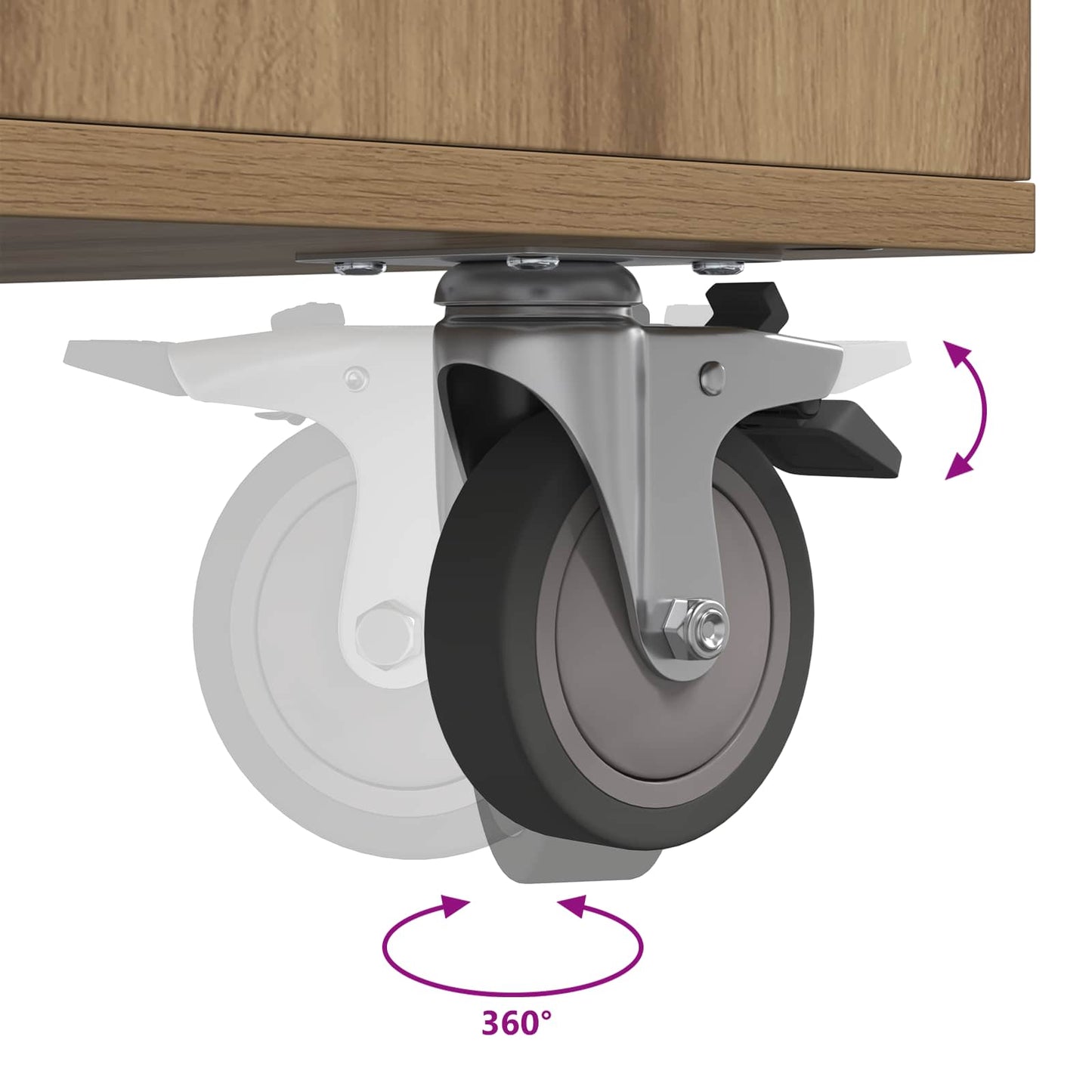 Golf Schrank Mit Rad Uni Artisan-Eiche 65 x 45 x 98 cm