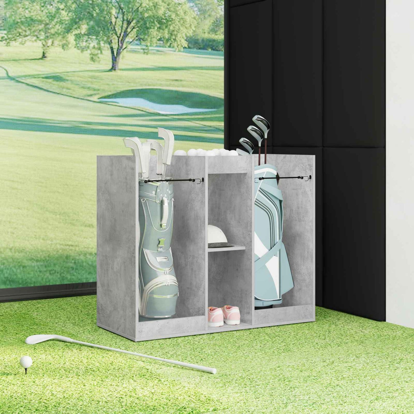 Golf Schrank Uni Beton Grau 102 x 45 x 85,5 cm