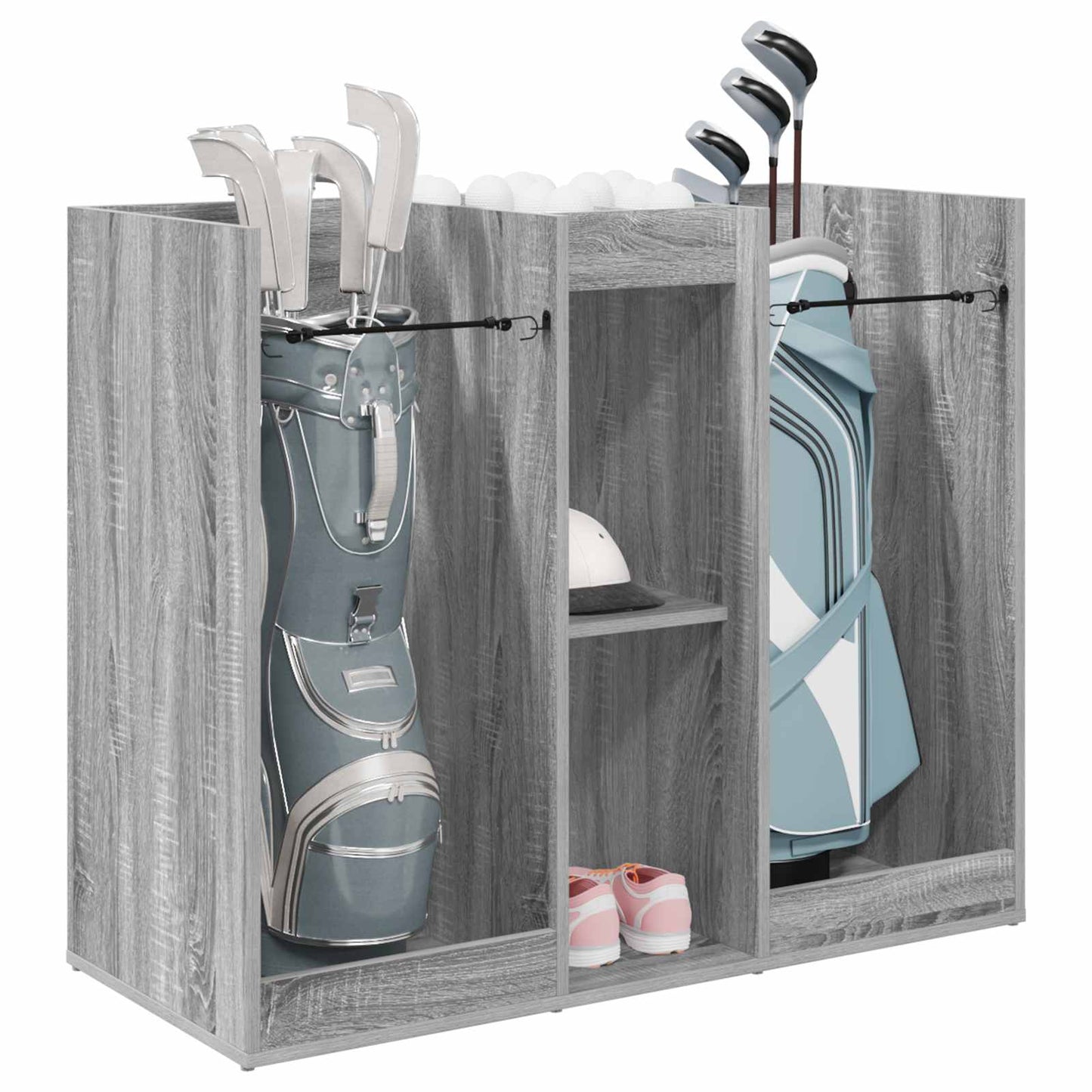 Golf Schrank Uni Graues Sonoma 102 x 45 x 85,5 cm