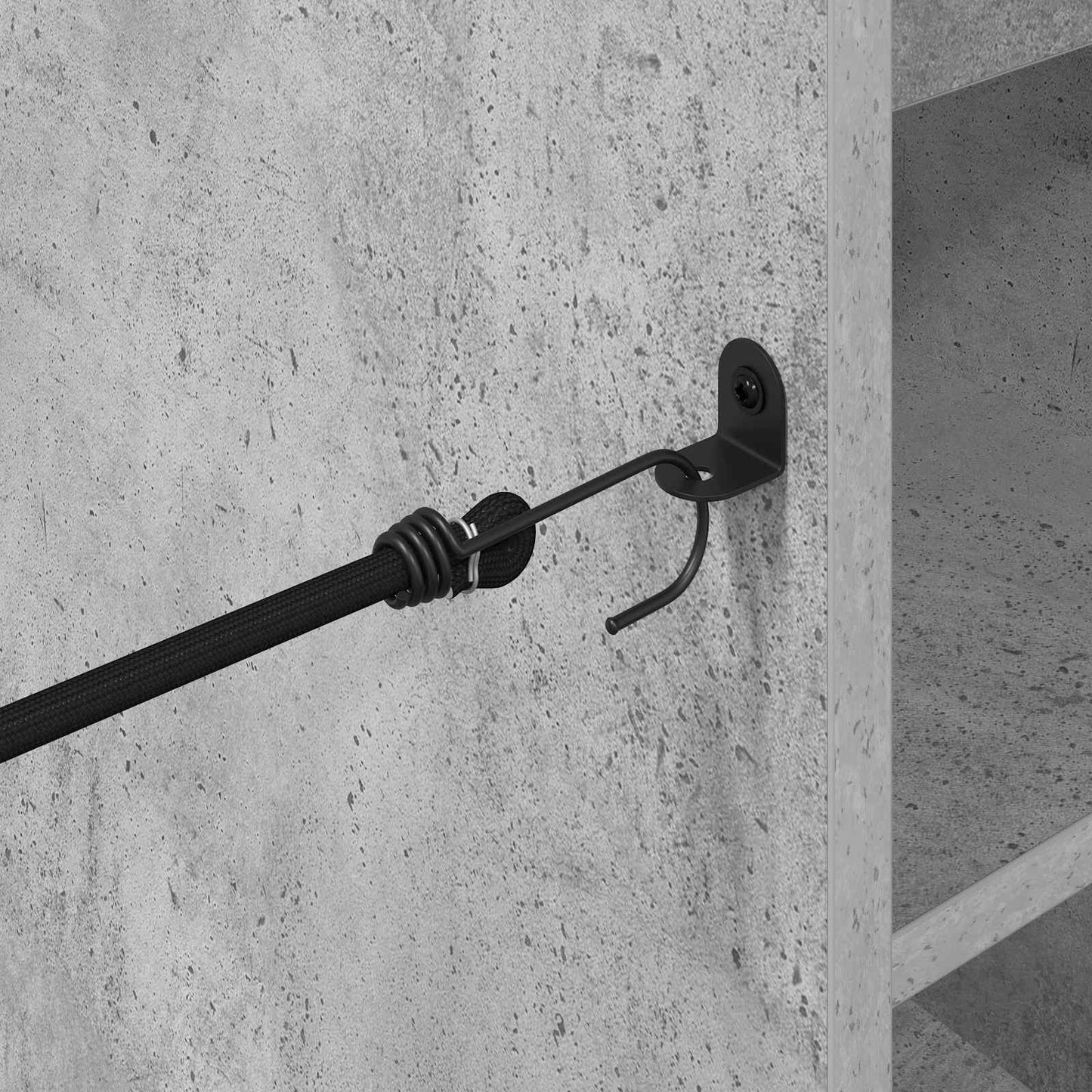 Golf Schrank Mit Rad Uni Beton Grau 90 x 45 x 98 cm