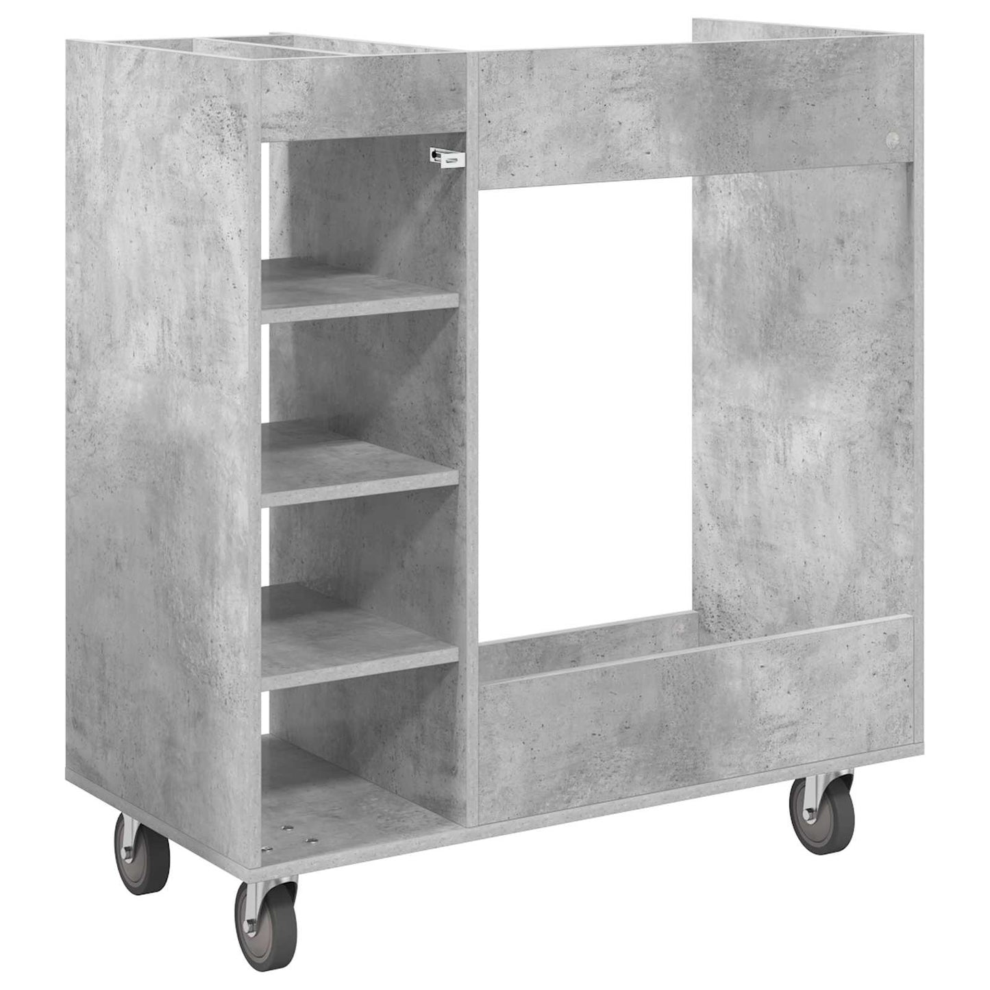 Golf Schrank Mit Rad Uni Beton Grau 90 x 45 x 98 cm