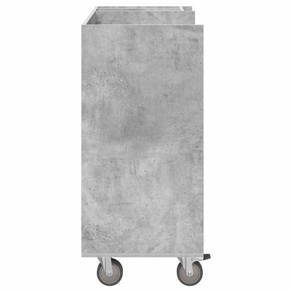Golf Schrank Mit Rad Uni Beton Grau 90 x 45 x 98 cm