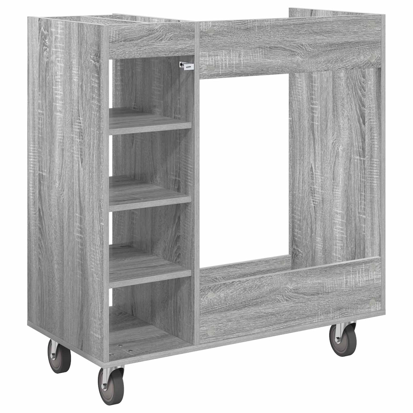 Golf Schrank Mit Rad Uni Graues Sonoma 90 x 45 x 98 cm