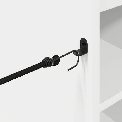 Golf Schrank Mit Rad Uni Weiß 120 x 45 x 98 cm