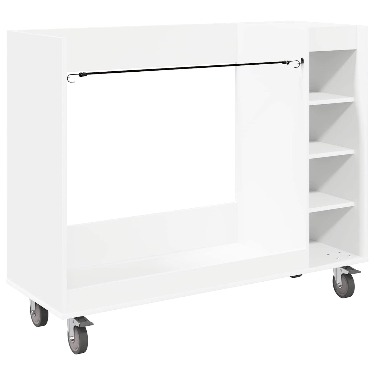 Golf Schrank Mit Rad Uni Weiß 120 x 45 x 98 cm