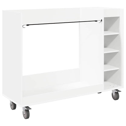 Golf Schrank Mit Rad Uni Weiß 120 x 45 x 98 cm
