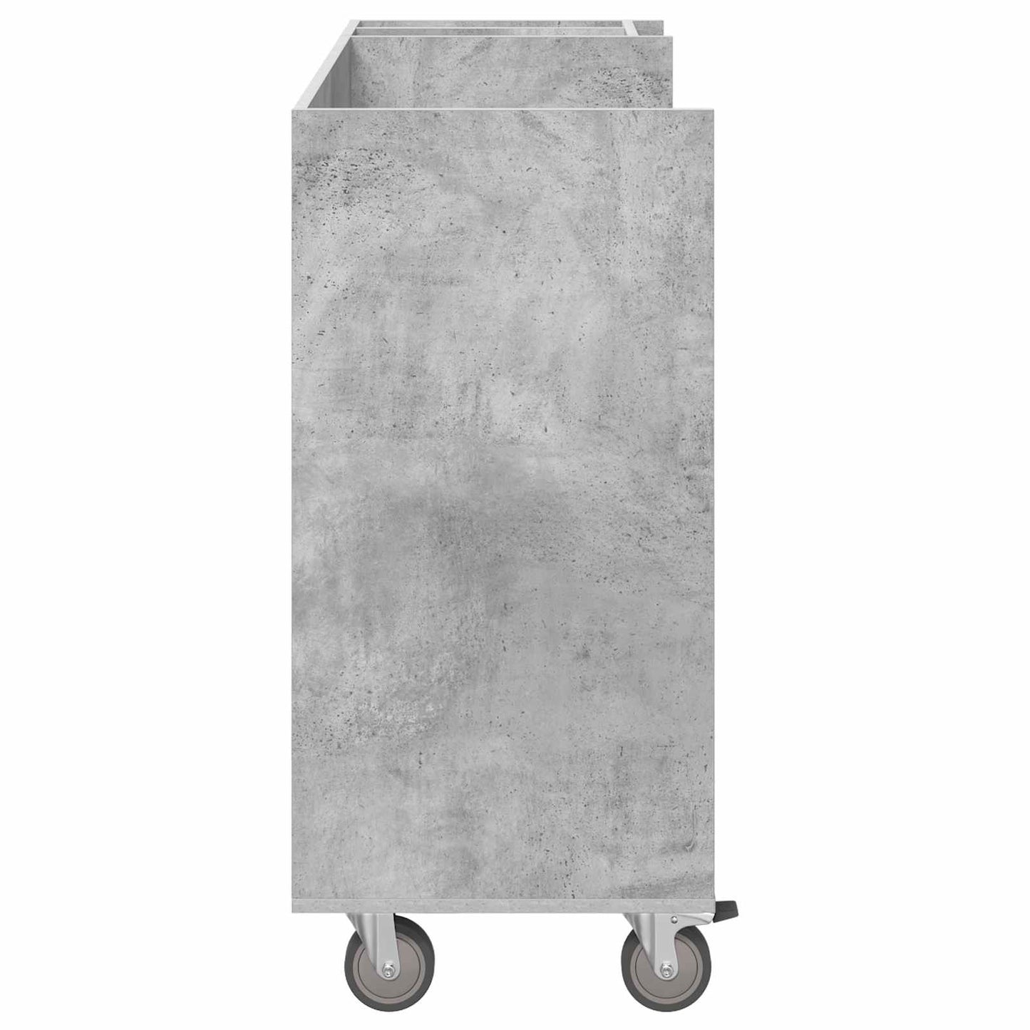 Golf Schrank Mit Rad Uni Beton Grau 120 x 45 x 98 cm
