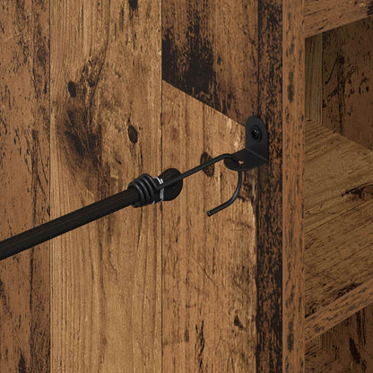 Golf Schrank Mit Rad Uni Altholz 120 x 45 x 98 cm