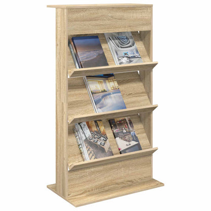 Magazinregal Sonoma-Eiche 70 x 41 x 126 cm Holzwerkstoff